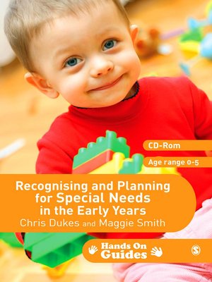 cover image of Recognising and Planning for Special Needs in the Early Years
